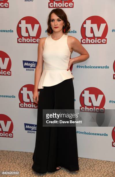 Charlotte Ritchie attends the TV Choice Awards at The Dorchester on September 4, 2017 in London, England.
