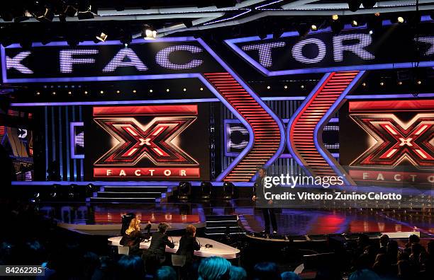 Atmosphere during X Factor Italian Music Show held at RAI Studios on January 12, 2008 in Milan, Italy.