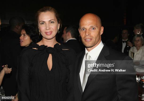 Inga Rubenstein and Keith Rubenstein attend the Earth Awards Gala at the Four Seasons Restaurant on January 12, 2009 in New York City.