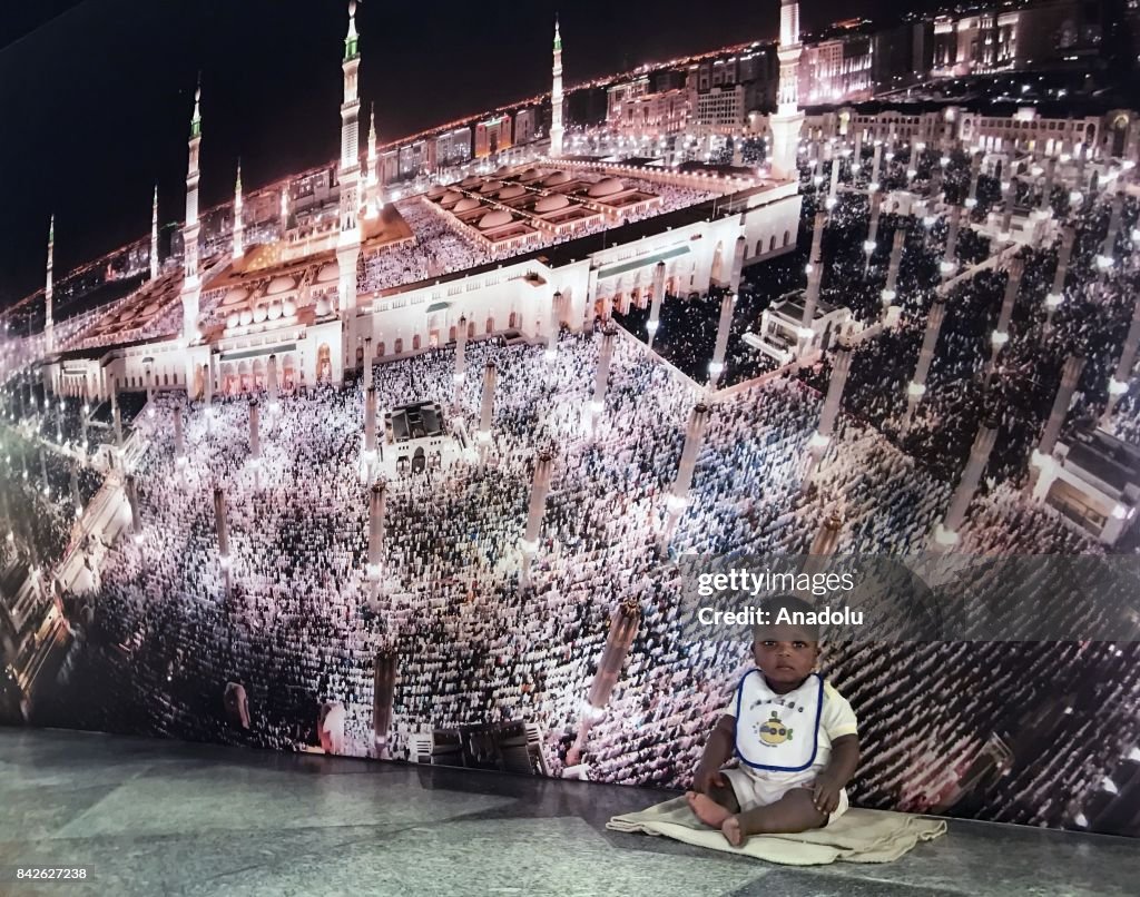 Muslim Pilgrims at Masjid al-Nabawi