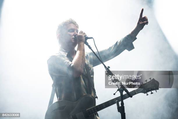 American rock band Queens Of The Stone Age perform in a surprise concert, on the first day of Reading Festival, Reading on August 25, 2017. The...