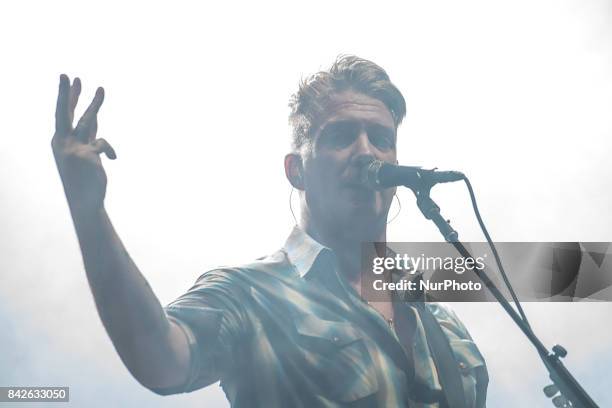 American rock band Queens Of The Stone Age perform in a surprise concert, on the first day of Reading Festival, Reading on August 25, 2017. The...