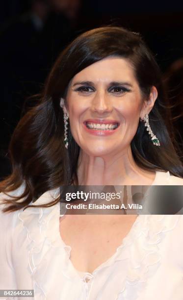 Laura Mulleavy walk the red carpet ahead of the 'Woodshock' screening during the 74th Venice Film Festival at Sala Giardino on September 4, 2017 in...