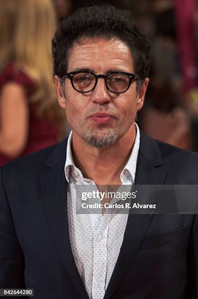 Spanish producer Daniel Ecija attends 'Estoy Vivo' premiere during the FesTVal 2017 at the Principal Teather on September 4, 2017 in Vitoria-Gasteiz,...