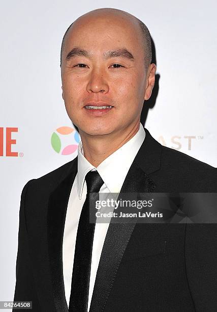 Actor C.S. Lee attends the official Showtime after party for the 66th annual Golden Globe Awards at The Peninsula Hotel on January 11, 2009 in...