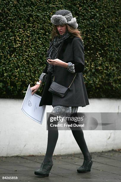 Trinny Woodall sighting on January 13, 2009 in London, England.