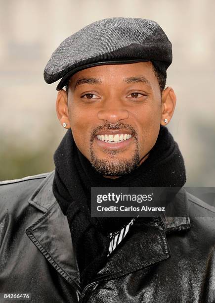 Actor Will Smith attends "Seven Pounds" photocall on January 13, 2009 at Teatro Real in Madrid, Spain.