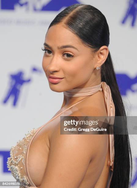 Tori Brixx arrives at the 2017 MTV Video Music Awards at The Forum on August 27, 2017 in Inglewood, California.