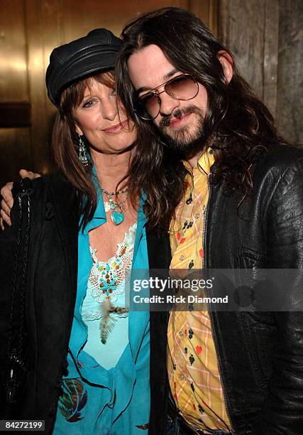 Jessi Colter and son Shooter Jennings