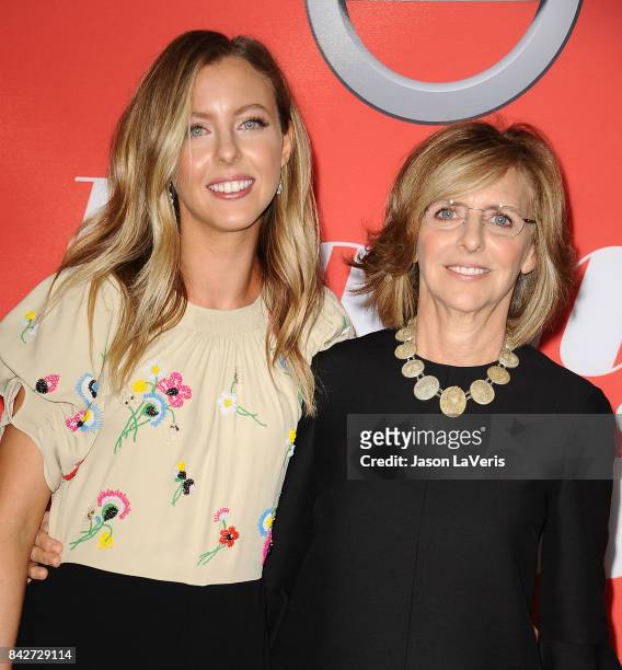 Director Hallie Meyers-Shyer and producer Nancy Meyers attend the premiere of "Home Again" at Directors Guild of America on August 29, 2017 in Los...