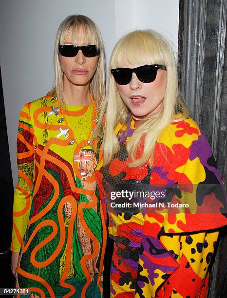 Teri Toye and Deborah Harry attend a release party for The