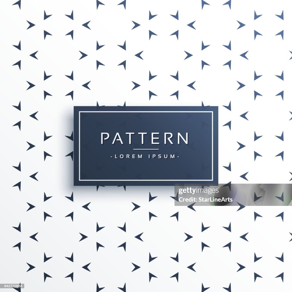 Direction Pattern Background Small Arrow Direction Pattern Background High-Res Vector Graphic ...