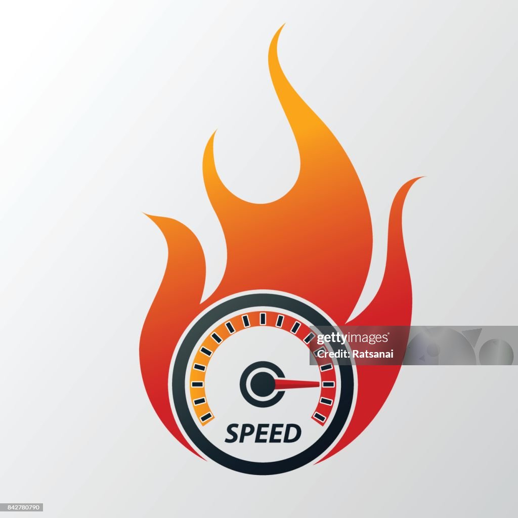 Fire Key Speed Fire Speed Concept High-Res Vector Graphic - Getty Images