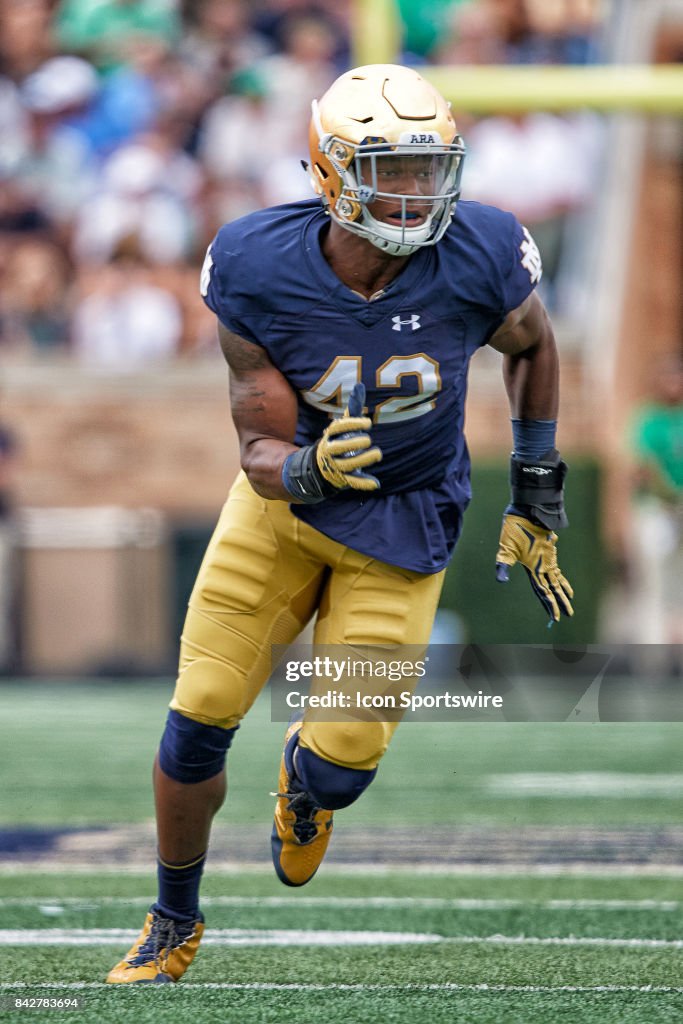 COLLEGE FOOTBALL: SEP 02 Temple at Notre Dame