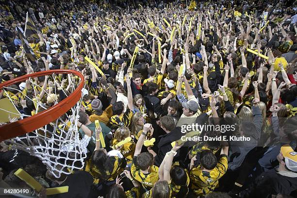 Wake Forest fans victorious after game vs UNC. Winston-Salem, NC 1/11/2009 CREDIT: David E. Klutho