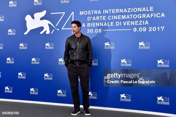 Alessandro Gassmann attends the 'Gatta Cenerentola' photocall during the 74th Venice Film Festival at Sala Casino on September 5, 2017 in Venice,...