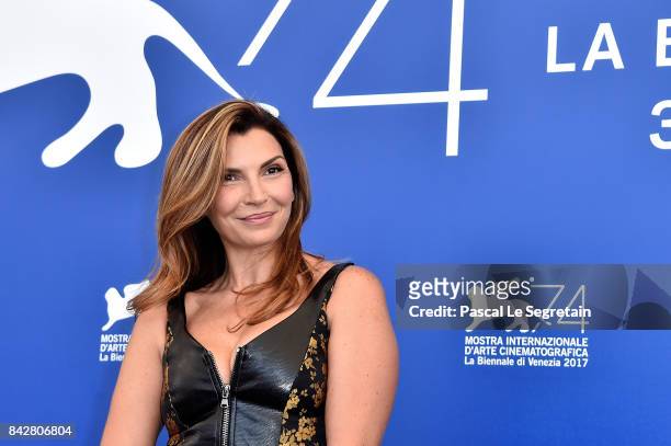 Maria Pia Calzone attends the 'Gatta Cenerentola' photocall during the 74th Venice Film Festival at Sala Casino on September 5, 2017 in Venice, Italy.