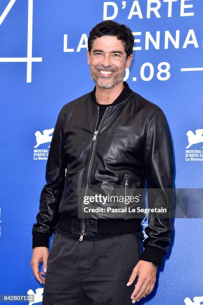 Alessandro Gassmann attends the 'Gatta Cenerentola' photocall during the 74th Venice Film Festival at Sala Casino on September 5, 2017 in Venice,...