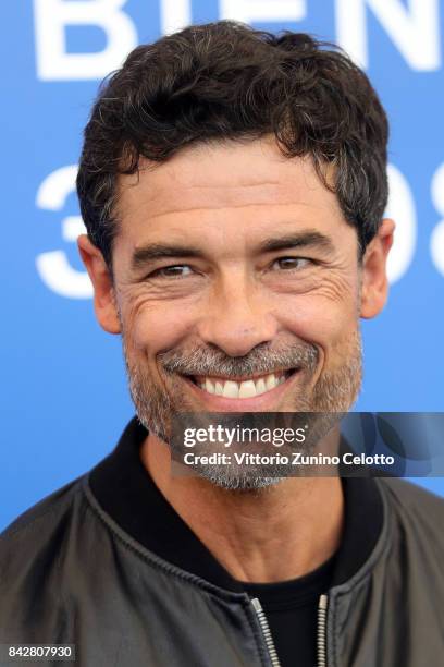 Alessandro Gassmann attends the 'Gatta Cenerentola' photocall during the 74th Venice Film Festival at Sala Casino on September 5, 2017 in Venice,...