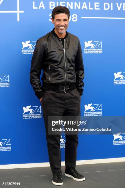 Alessandro Gassmann attends the 'Gatta Cenerentola' photocall during the 74th Venice Film Festival at Sala Casino on September 5, 2017 in Venice,...