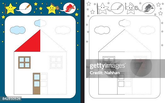 Preschool Worksheet High-Res Vector Graphic - Getty Images