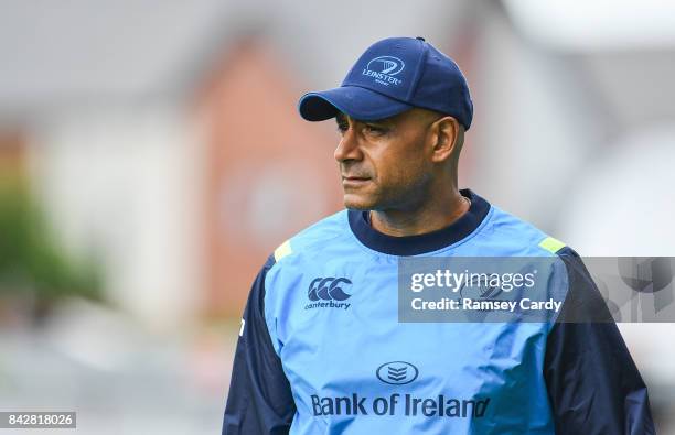 Wales , United Kingdom - 2 September 2017; Leinster masseur Mike Thompson ahead of the Guinness PRO14 Round 1 match between Dragons and Leinster at...