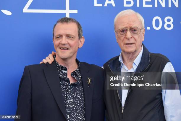 Director David Batty and Michael Caine attend the 'My Generation' photocall during the 74th Venice Film Festival at Sala Casino on September 5, 2017...