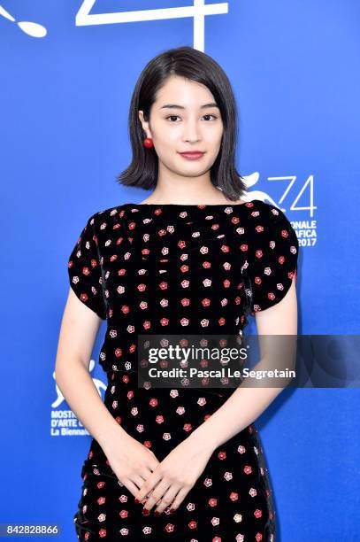 Suzu Hirose attends the 'The Third Murder ' photocall during the 74th Venice Film Festival on September 5, 2017 in Venice, Italy.