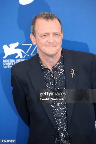 David Batty attend the 'My Generation' photocall during the 74th Venice Film Festival in Venice, Italy, on September 5, 2017.