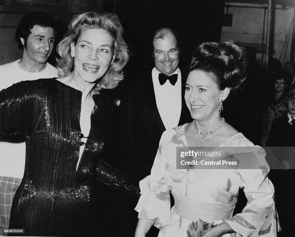 Lauren Bacall And Princess Margaret