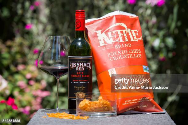 August 9, 2017 - 2015 Ribshack Red Vintage Blend, South Africa and Kettle Brand Backyard Barbecue Potato Chips. For column by Carolyn Hammond on...