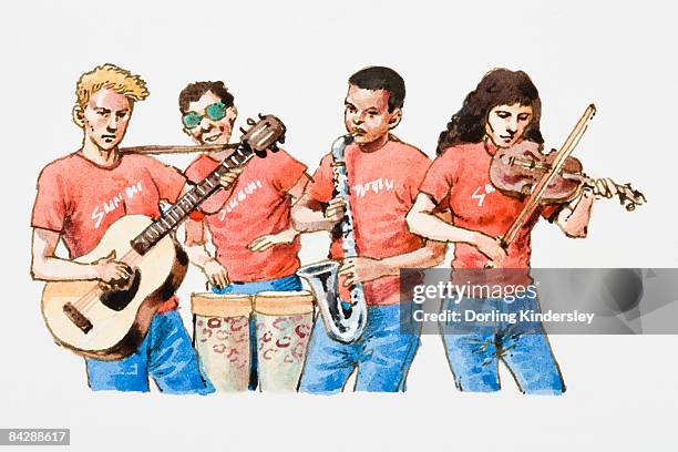 Multi Instrument Playing 403 Man Playing Multiple Instruments Stock Photos, High-Res Pictures ...