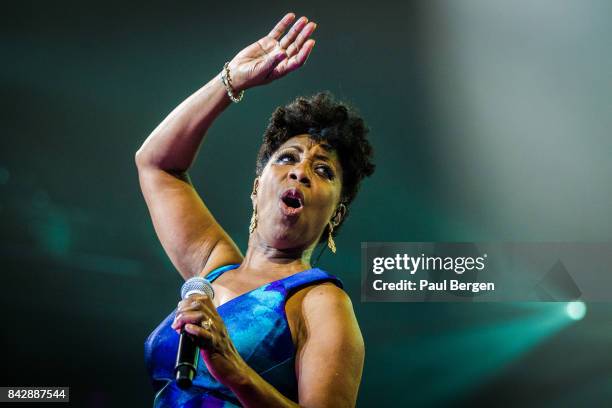 American singer Oleta Adams performs at Ziggo Dome, Amsterdam, Netherlands, 9th February 2017.