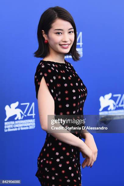 Hirose Suzu attends the 'The Third Murder ' photocall during the 74th Venice Film Festival on September 5, 2017 in Venice, Italy.
