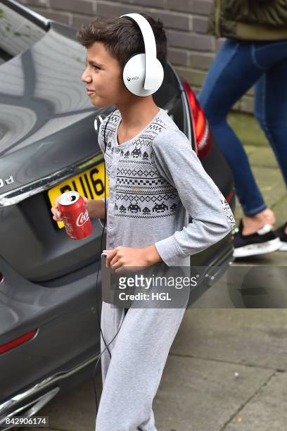 Junior Andre seen at the ITV Studios on September 5, 2017 in London, England.