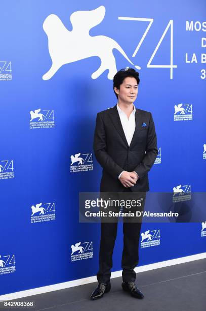 Fukuyama Masaharu attends the 'The Third Murder ' photocall during the 74th Venice Film Festival on September 5, 2017 in Venice, Italy.