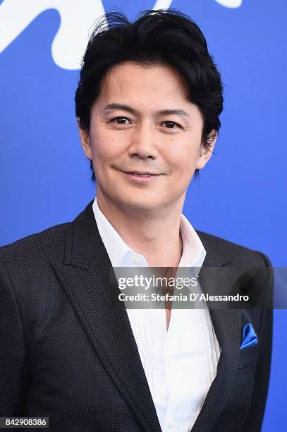 Fukuyama Masaharu attends the 'The Third Murder ' photocall during the 74th Venice Film Festival on September 5, 2017 in Venice, Italy.