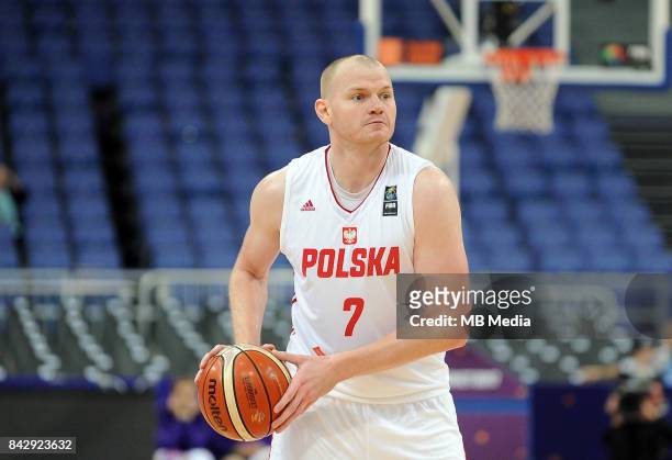 Damian Kulig of Poland during the FIBA Eurobasket 2017 Group A match between Poland and France on September 5, 2017 in Helsinki, Finland.