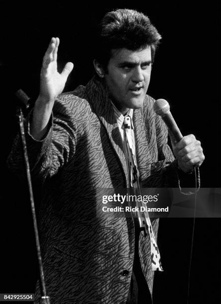 Comedian Jay Leno Performs at The Fox Theater in Atlanta Georgia April 05, 1987