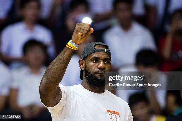 LeBron James at the Rise Academy Challenge in Hong Kong LeBron James at the Rise Academy Challenge in Hong Kong