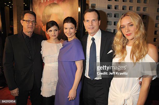 Tom Hanks, Ginnifer Goodwin, Jeanne Tripplehorn, Bill Paxton and Chloe Sevigny attend the "Big Love" third season premiere held at the Cinerama Dome...