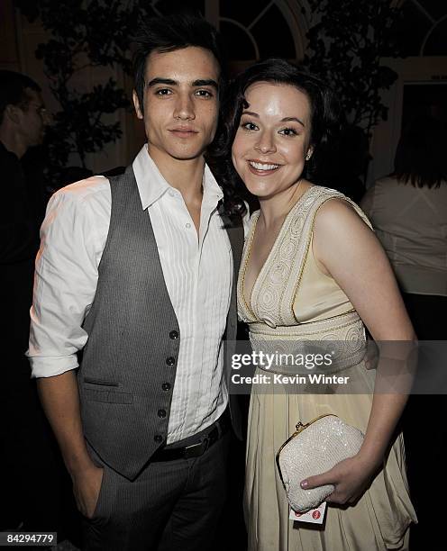 Actors Marco James and Tina Majorino arrive at the afterparty for the premiere of HBO's "Big Love" at Club Social on January 14, 2009 in Los Angeles,...