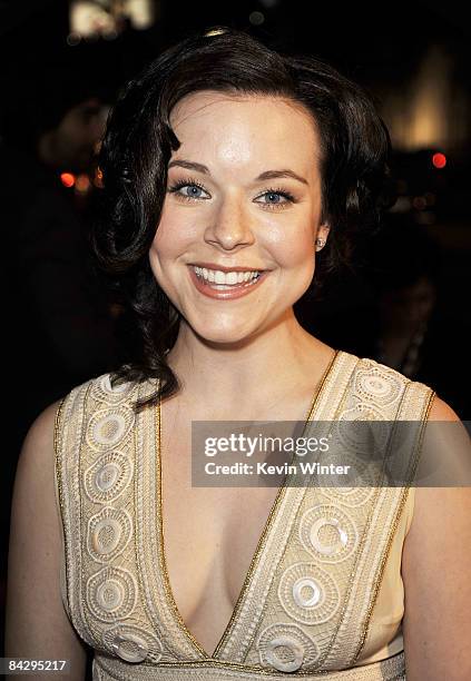 Actress Tina Majorino arrives at the premiere of HBO's "Big Love" 3rd season at the Cinerama Dome on January 14, 2009 in Los Angeles, California.