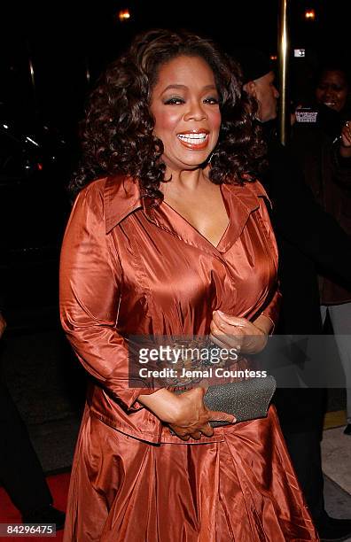 Media Personality Oprah Winfrey attends the Alvin Ailey American Dance Theater's 50th anniversary opening night gala performance at the New York City...