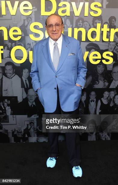 Clive Davis arrives for the Clive Davis: 'Soundtrack Of Our Lives' special screening at The Curzon Mayfair on September 5, 2017 in London, England.
