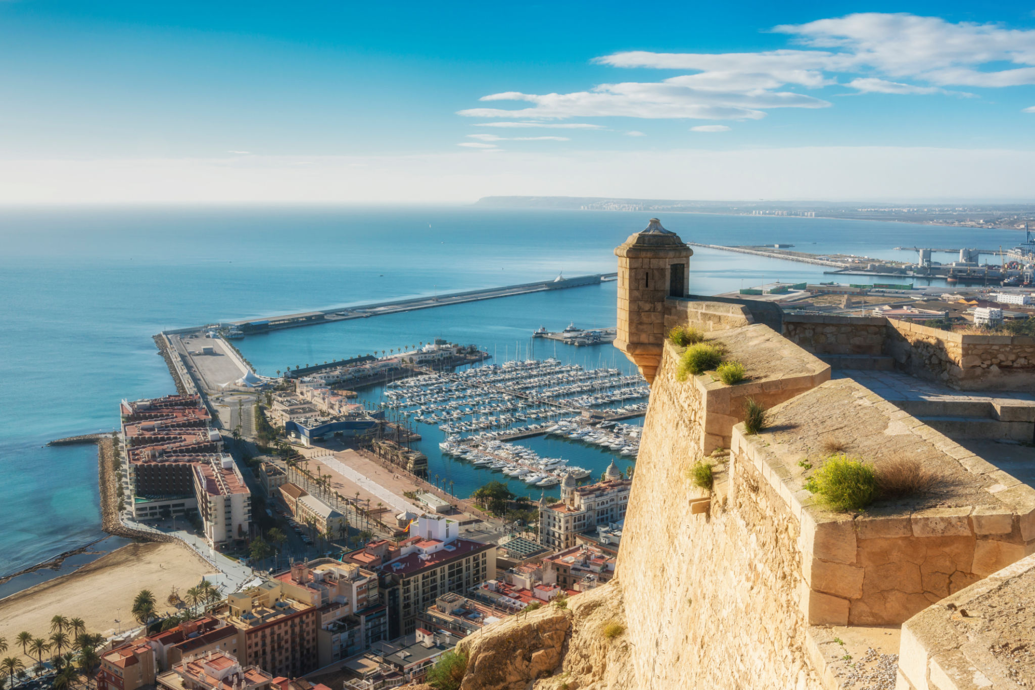 alicante castle mosaic