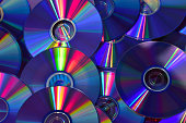 Colorful Computer Disks Abstract