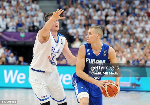 Erik Murphy of Finland during the FIBA Eurobasket 2017 Group A match between Greece and Finland on September 5, 2017 in Helsinki, Finland.