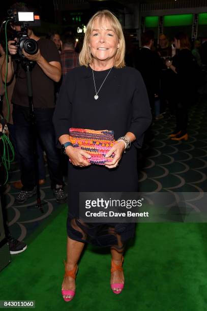 Linda Robson arrives at the performance of hit musical Wicked celebrating its new cast ahead of its 11th birthday at Apollo Victoria Theatre on...