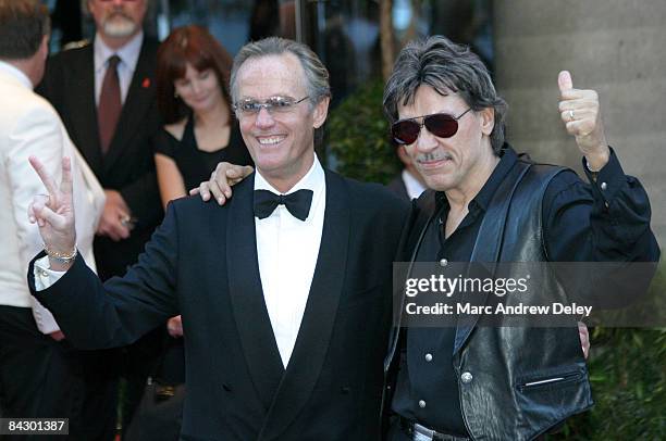 Peter Fonda with John Kay of Steppenwolf